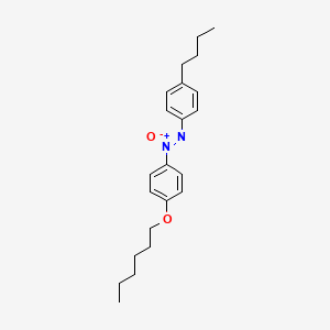 1-Butyl-4-{(Z)-[4-(hexyloxy)phenyl]-ONN-azoxy}benzene