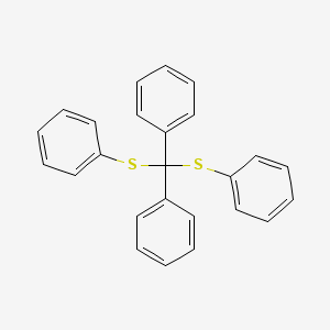 Benzene, 1,1'-[bis(phenylthio)methylene]bis-