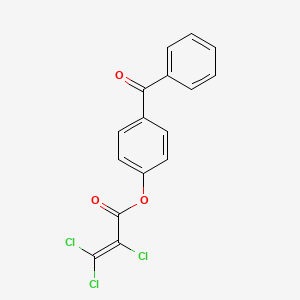 4-Benzoylphenyl 2,3,3-trichloroprop-2-enoate