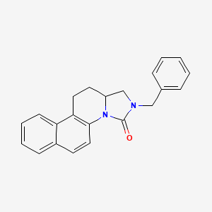 2-Benzyl-1,11,12,12a-tetrahydrobenzo[f]imidazo[1,5-a]quinolin-3(2h)-one