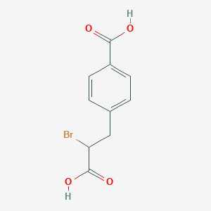 4-(2-Bromo-2-carboxyethyl)benzoic acid