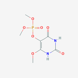 6-Methoxy-2,4-dioxo-1,2,3,4-tetrahydropyrimidin-5-yl dimethyl phosphate