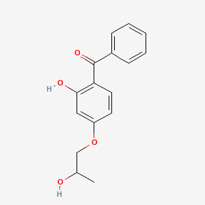 [2-Hydroxy-4-(2-hydroxypropoxy)phenyl](phenyl)methanone