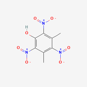 molecular formula C8H7N3O7 B15486134 3,5-Dimethyl-2,4,6-trinitrophenol CAS No. 6538-39-2