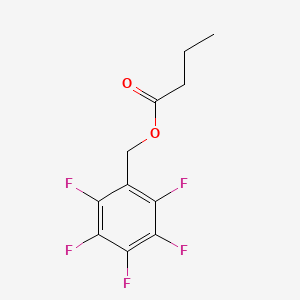 (Pentafluorophenyl)methyl butanoate