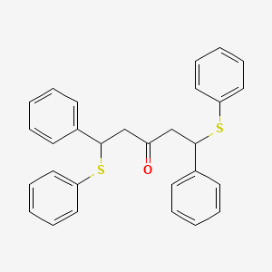 1,5-Diphenyl-1,5-bis(phenylsulfanyl)pentan-3-one