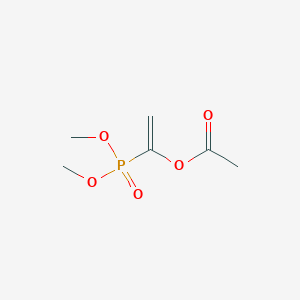 1-(Dimethoxyphosphoryl)ethenyl acetate