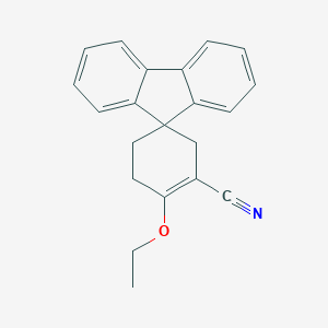 2-Ethoxyspiro[cyclohexene-5,9'-fluorene]-1-carbonitrile