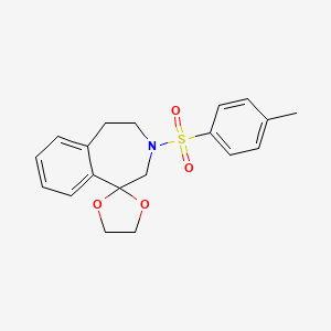 3-[(4-Methylphenyl)sulfonyl]-2,3,4,5-tetrahydrospiro[3-benzazepine-1,2'-[1,3]dioxolane]