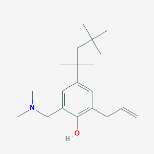 2-[(Dimethylamino)methyl]-6-(prop-2-en-1-yl)-4-(2,4,4-trimethylpentan-2-yl)phenol