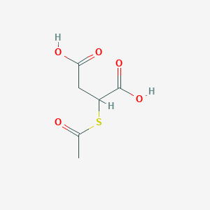 2-(Acetylsulfanyl)butanedioic acid