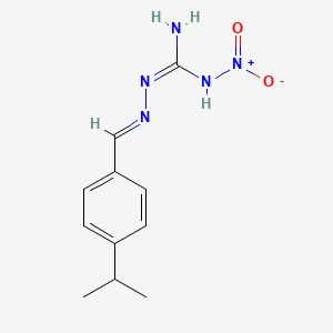 1-[(P-Isopropylbenzylidene)amino]-3-nitroguanidine