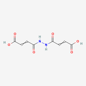 4-[2-(3-Carboxyprop-2-enoyl)hydrazinyl]-4-oxobut-2-enoic acid