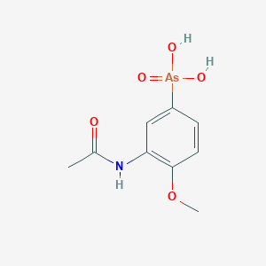 [3-(Acetylamino)-4-methoxyphenyl]arsonic acid