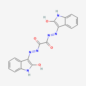 N,N'-bis[(2-hydroxy-1H-indol-3-yl)imino]oxamide