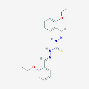 1-[(Z)-(2-ethoxyphenyl)methylideneamino]-3-[(E)-(2-ethoxyphenyl)methylideneamino]thiourea