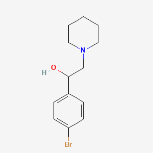 1-(4-Bromophenyl)-2-(piperidin-1-yl)ethanol