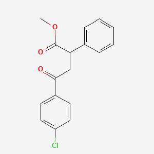 Methyl 4-(4-chlorophenyl)-4-oxo-2-phenylbutanoate