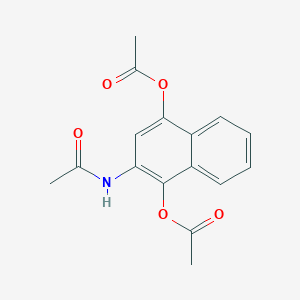 2-(Acetylamino)naphthalene-1,4-diyl diacetate