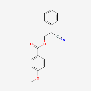 2-Cyano-2-phenylethyl 4-methoxybenzoate