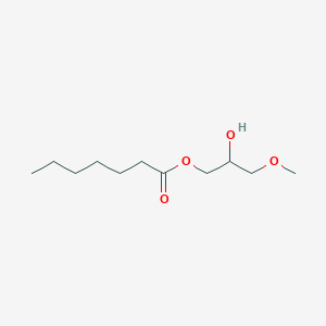 (2-Hydroxy-3-methoxypropyl) heptanoate