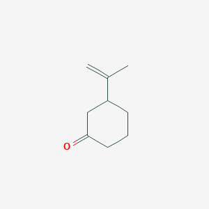 molecular formula C9H14O B15486952 3-Isopropenylcyclohexanone CAS No. 6611-97-8