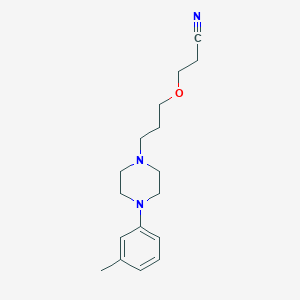 3-{3-[4-(3-Methylphenyl)piperazin-1-yl]propoxy}propanenitrile