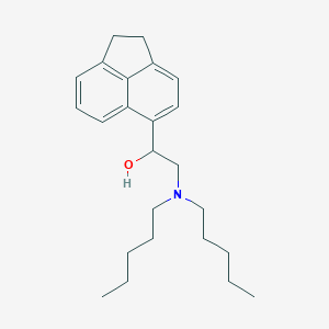 1-(1,2-Dihydroacenaphthylen-5-yl)-2-(dipentylamino)ethanol