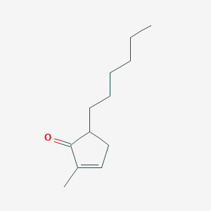 5-Hexyl-2-methylcyclopent-2-EN-1-one