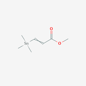 Methyl 3-(trimethylstannyl)prop-2-enoate