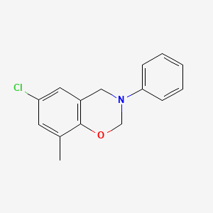 6-Chloro-8-methyl-3-phenyl-2,4-dihydro-1,3-benzoxazine