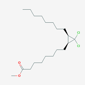 molecular formula C20H36Cl2O2 B15487162 methyl 8-[(1S,3R)-2,2-dichloro-3-octylcyclopropyl]octanoate CAS No. 5972-46-3