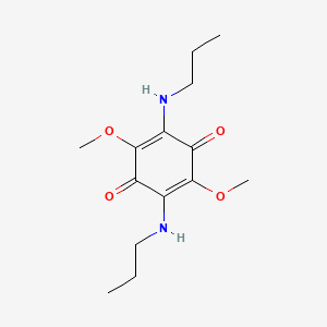 2,5-Dimethoxy-3,6-bis(propylamino)cyclohexa-2,5-diene-1,4-dione