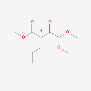 Methyl 2-(2,2-dimethoxyacetyl)pentanoate