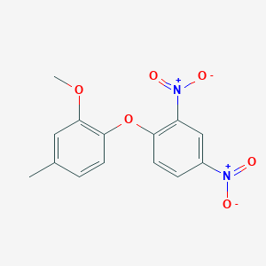 1-(2,4-Dinitrophenoxy)-2-methoxy-4-methylbenzene