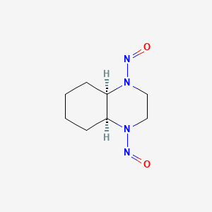 (4aS,8aR)-1,4-dinitroso-2,3,4a,5,6,7,8,8a-octahydroquinoxaline