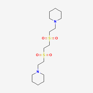 1-[2-[2-[2-(1-Piperidyl)ethylsulfonyl]ethylsulfonyl]ethyl]piperidine