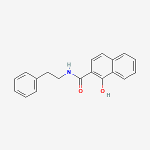 2-Naphthalenecarboxamide, 1-hydroxy-N-(2-phenylethyl)-