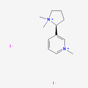 3-(1,1-Dimethylpyrrolidinium-2-yl)-1-methylpyridinium diiodide