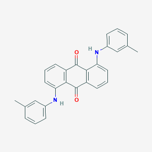 B154876 1,5-Bis((3-methylphenyl)amino)anthraquinone CAS No. 10114-49-5