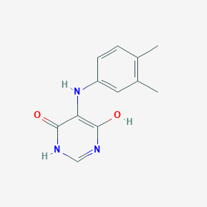 5-((3,4-Dimethylphenyl)amino)-6-hydroxypyrimidin-4(3H)-one