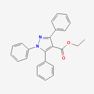 1H-Pyrazole-4-carboxylic acid, 1,3,5-triphenyl-, ethyl ester