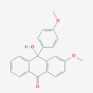 10-Hydroxy-3-methoxy-10-(4-methoxyphenyl)anthracen-9(10h)-one