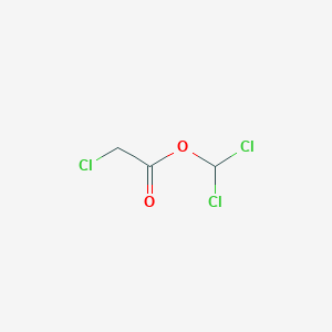 molecular formula C3H3Cl3O2 B15487673 Dichloromethyl chloroacetate CAS No. 6135-24-6