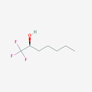 molecular formula C7H13F3O B154877 (2S)-1,1,1-三氟庚烷-2-醇 CAS No. 130025-35-3