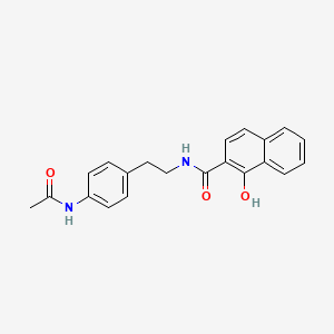 N-[2-(4-acetamidophenyl)ethyl]-1-hydroxynaphthalene-2-carboxamide