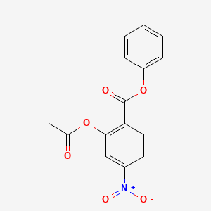 Phenyl 2-(acetyloxy)-4-nitrobenzoate