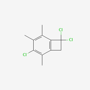 3,7,7-Trichloro-2,4,5-trimethylbicyclo[4.2.0]octa-1,3,5-triene