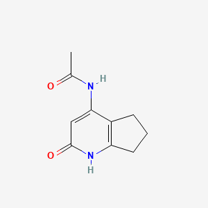 N-(2-Hydroxy-6,7-dihydro-5H-cyclopenta(b)pyridin-4-yl)acetamide