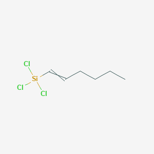 Trichloro(hex-1-EN-1-YL)silane